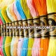 2017 organic embroidery thread handmade cotton thread