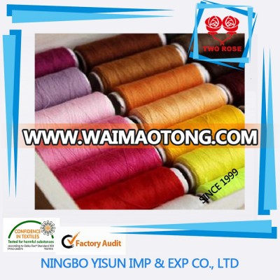 100% polyester Small spool Sewing Thread,402 small tube sewing thread for home, small packing